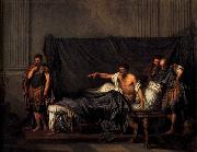 GREUZE, Jean-Baptiste Septimius Severus and Caracalla oil painting